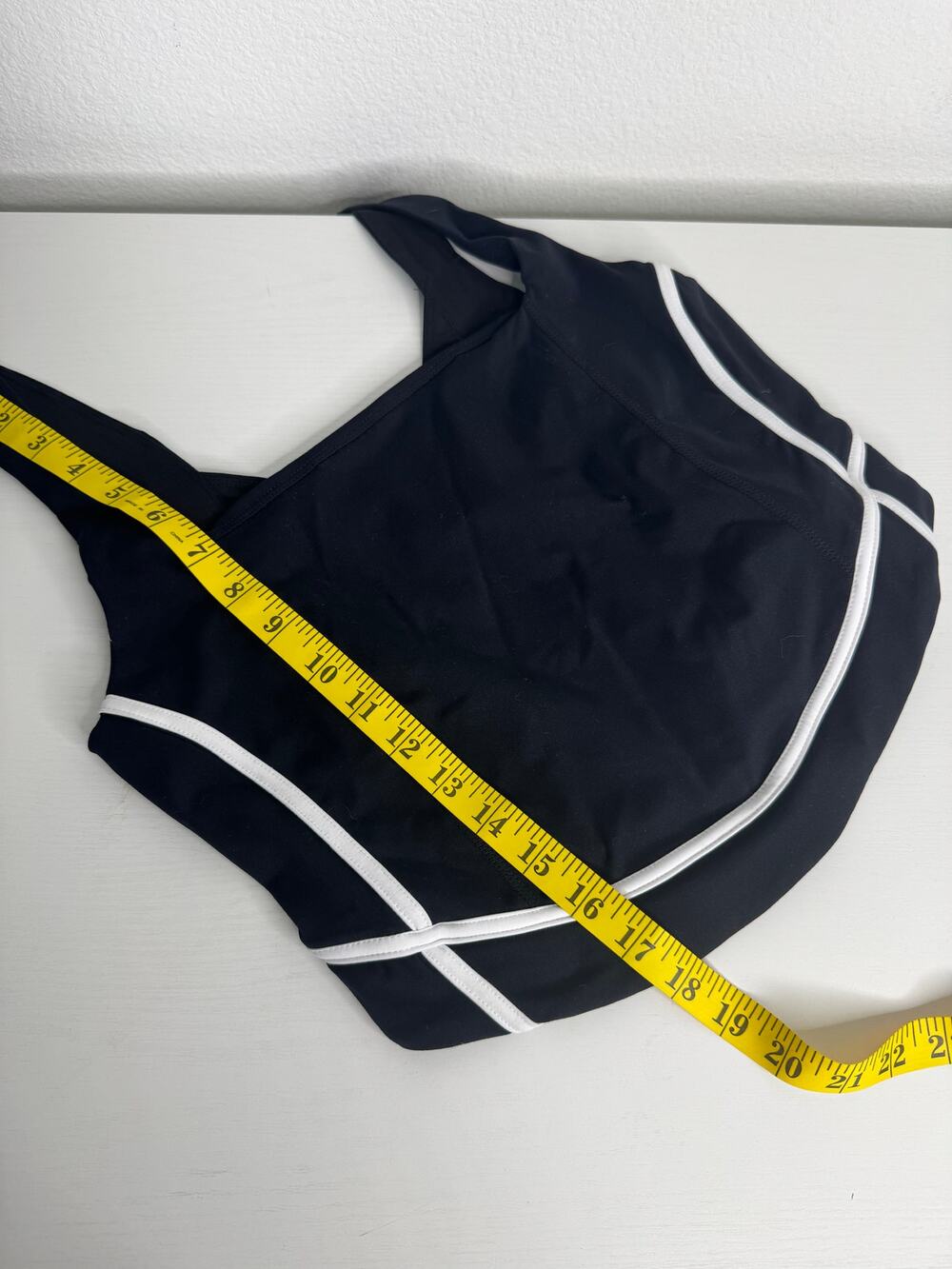 TCEC Womens Boutique Sports Bra Athletic Top Size Large Black